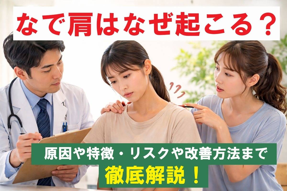 なで肩はなぜ起こる?原因や特徴・リスクや改善方法まで徹底解説!